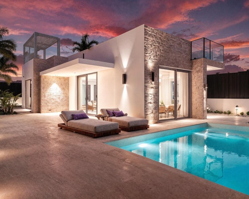 Chalet - Nueva construcción - Los Alcázares - Torre del Rame