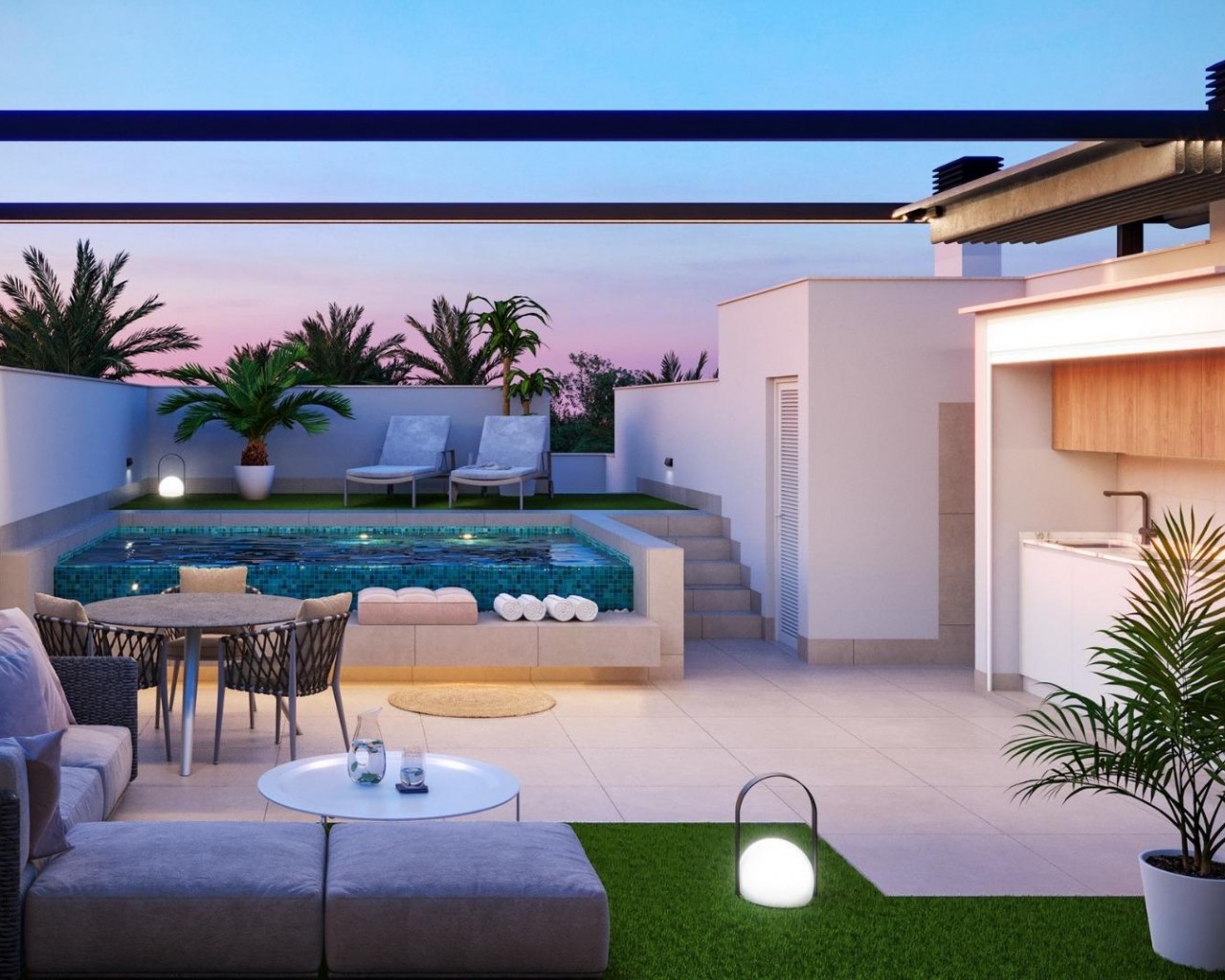 Chalet - Nueva construcción - Pilar de la Horadada - parques de Andromeda