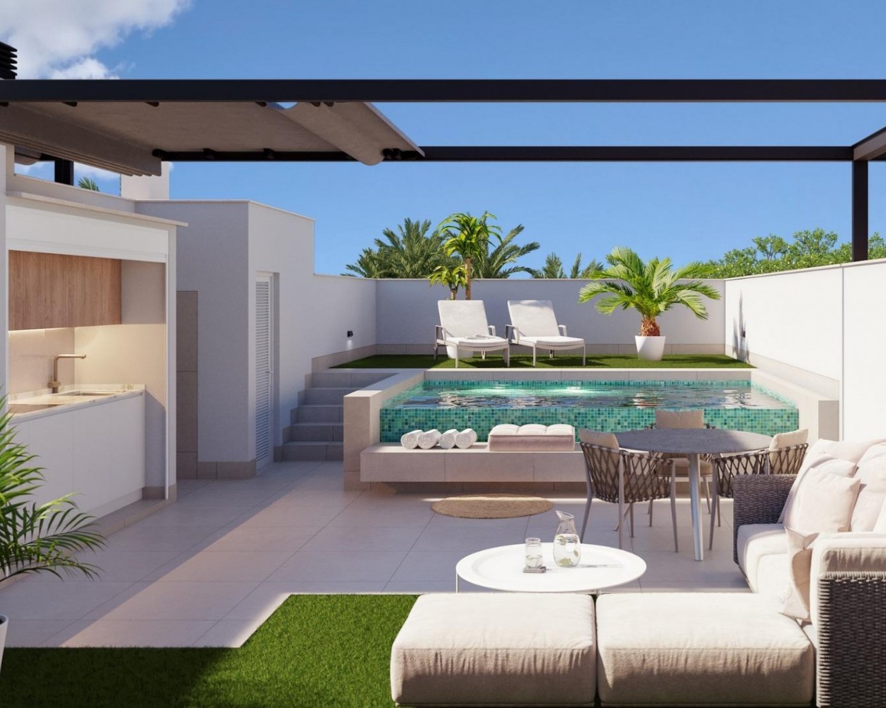 Chalet - Nueva construcción - Pilar de la Horadada - parques de Andromeda
