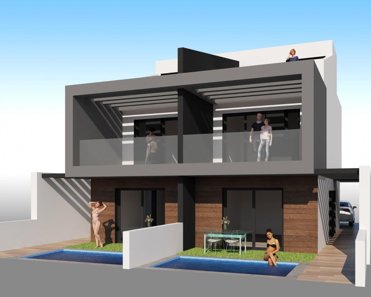 Chalet - Nueva construcción - San Javier - Santiago de la Ribera