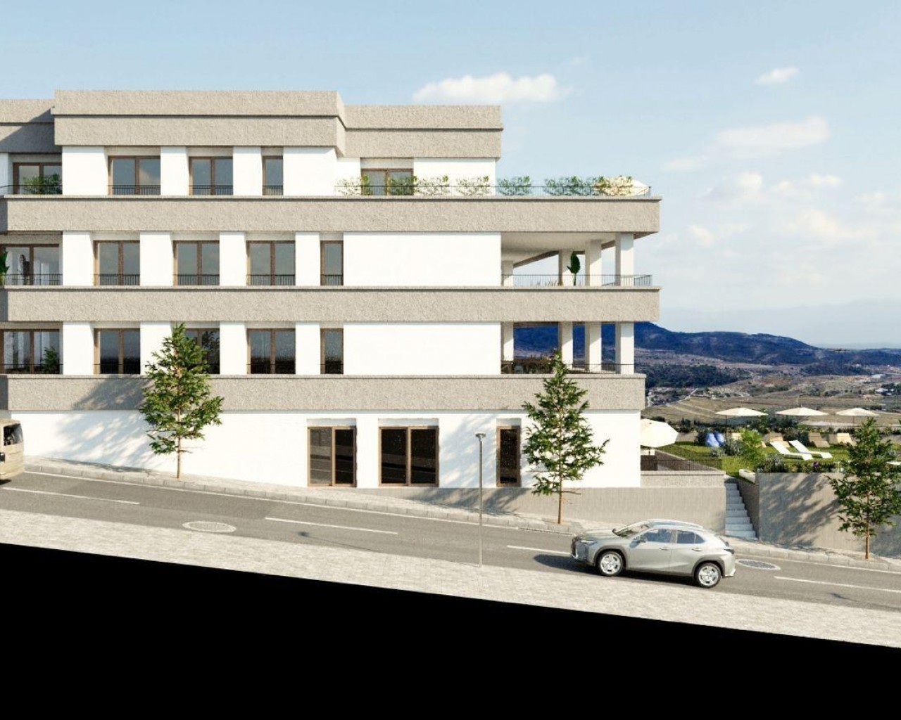Gelijkvloers appartement - Nieuw constructie - Hondon de las Nieves - Pueblo