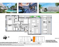 New Build - Ground floor apartment - Cartagena - Mar de Cristal