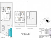 New Build - Semidetached - Pilar de la Horadada - pueblo