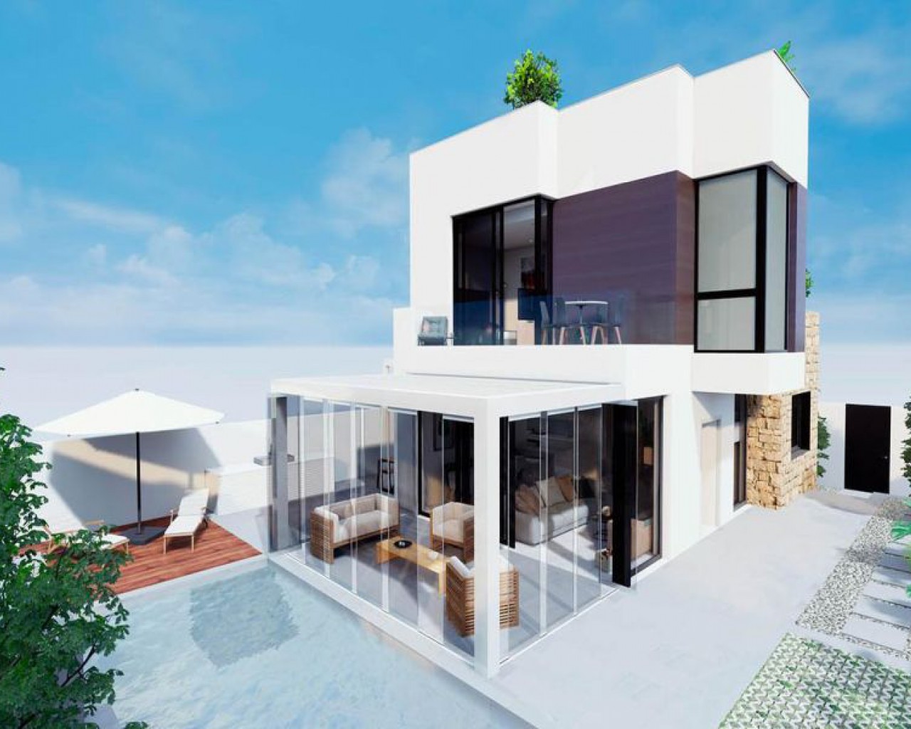 New Build - Villa - Aguas Nuevas