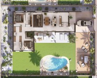 New Build - Villa - BAÑOS Y MENDIGO - Altaona Golf