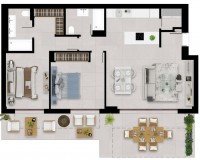 Nieuw constructie - Appartement - Istán - Urbaniz. Cerros del Lago