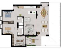 Nieuw constructie - Appartement - Istán - Urbaniz. Cerros del Lago