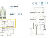 Nieuw constructie - Appartement - San Pedro del Pinatar - Pueblo