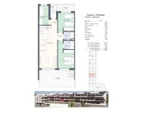 Nieuw constructie - Gelijkvloers appartement - Benijofar - Pueblo