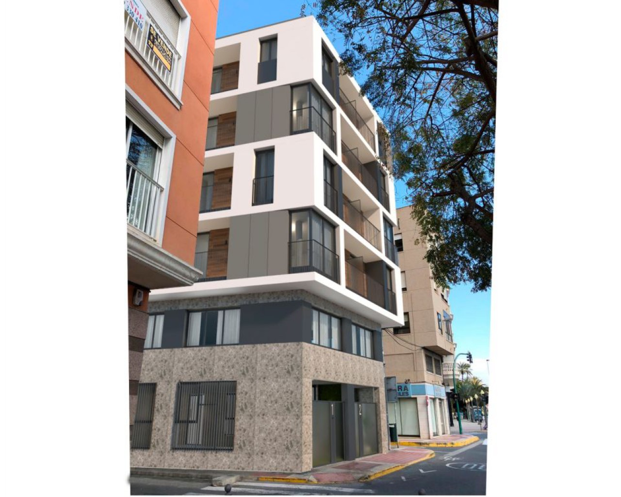 Nieuw constructie - Gelijkvloers appartement - Elche