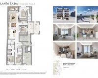 Nieuw constructie - Gelijkvloers appartement - Guardamar - Pueblo