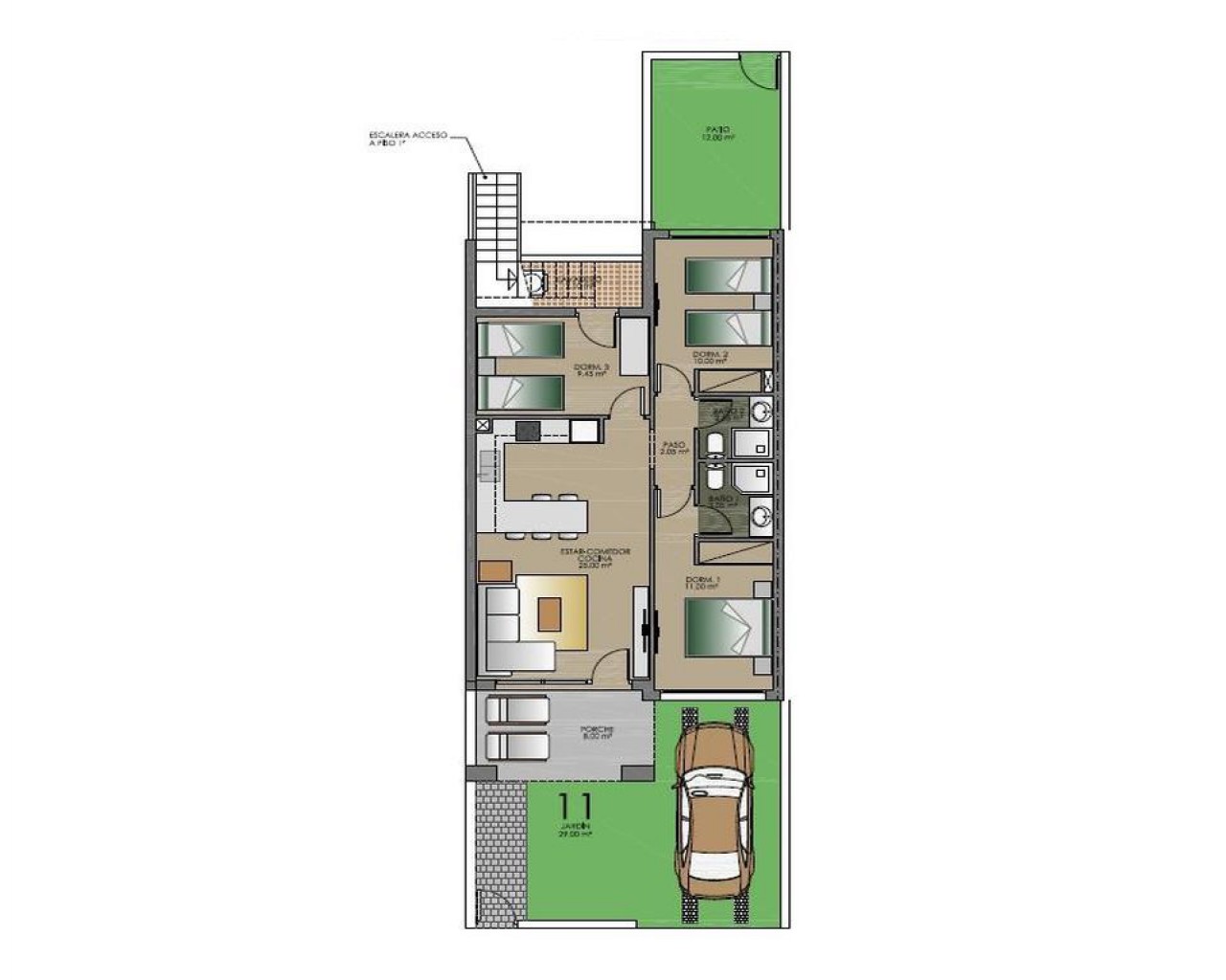 Nieuw constructie - Gelijkvloers appartement - Lorca