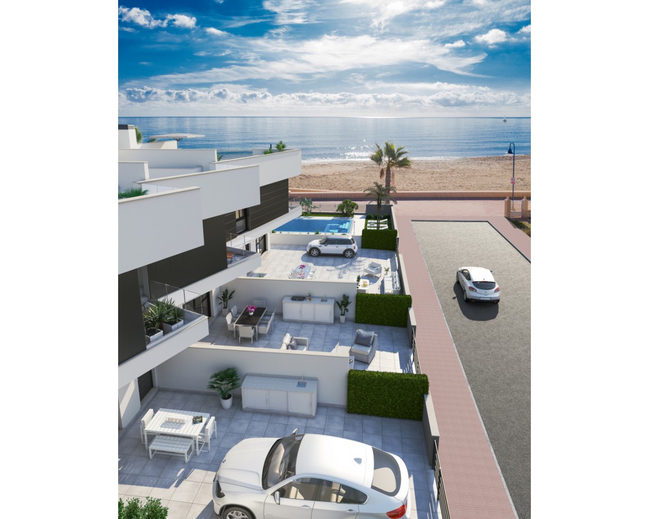 Nieuw constructie - Gelijkvloers appartement - Pozo del Esparto