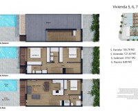 Nieuw constructie - Geschakelde Woning - Pilar de la Horadada - Lo Monte
