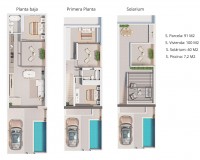 Nieuw constructie - Geschakelde Woning - San Pedro del Pinatar - Pueblo