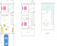 Nieuw constructie - Geschakelde Woning - San Pedro del Pinatar - Pueblo