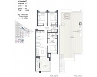 Nieuw constructie - Penthouse - Los Alcázares - Serena Golf