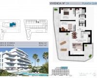 Nieuw constructie - Penthouse - Pilar de la Horadada - Mil Palmeras