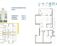 Nieuw constructie - Penthouse - San Pedro del Pinatar - Pueblo