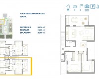 Nieuw constructie - Penthouse - San Pedro del Pinatar - Pueblo