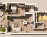 Nieuw constructie - Penthouse - Torrevieja - Centro