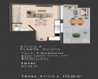 Nieuw constructie - Penthouse - Torrevieja - Centro