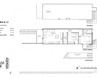Nieuw constructie - Top Floor Bungalow - Puerto de mazarron - Playa Negra