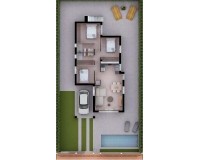 Nieuw constructie - Villa - Los Alcázares - Serena Golf