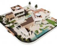 Nieuw constructie - Villa - Orihuela Costa - Dehesa de Campoamor