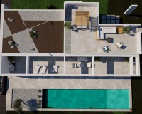 Nieuw constructie - Villa - Orihuela Costa - Las Filipinas