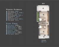 Nieuw constructie - Villa - Orihuela Costa - Las Filipinas