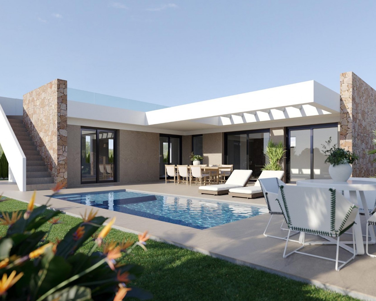 Villa - Nieuw constructie - Fuente Alamo - Hacienda del Alamo