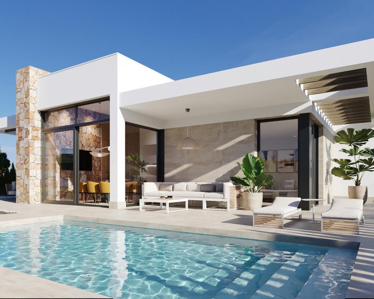 Villa - Nieuw constructie - Fuente Alamo - Hacienda del Alamo