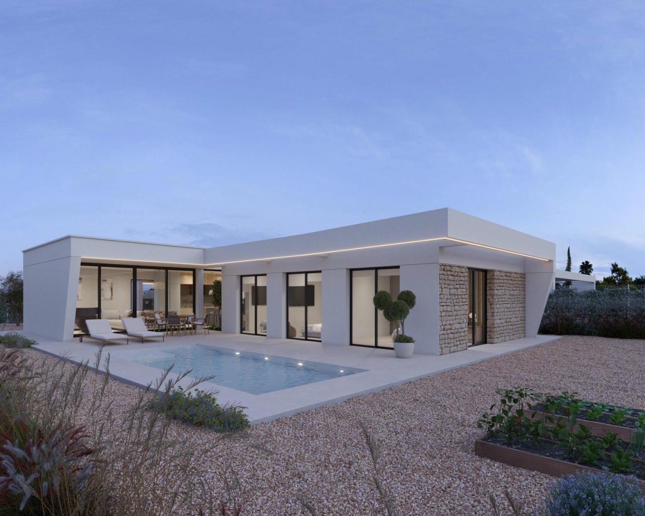 Villa - Nieuw constructie - Fuente Alamo - Hacienda del Alamo
