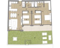 Nieuw constructie - Gelijkvloers appartement - Alfaz del Pi