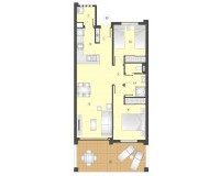 New Build - Ground floor apartment - Águilas