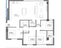 Nieuw constructie - Appartement - Algorfa