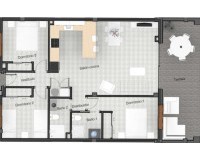Nieuw constructie - Appartement - Los Alcazares