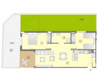 Nieuw constructie - Gelijkvloers appartement - Mil Palmeras